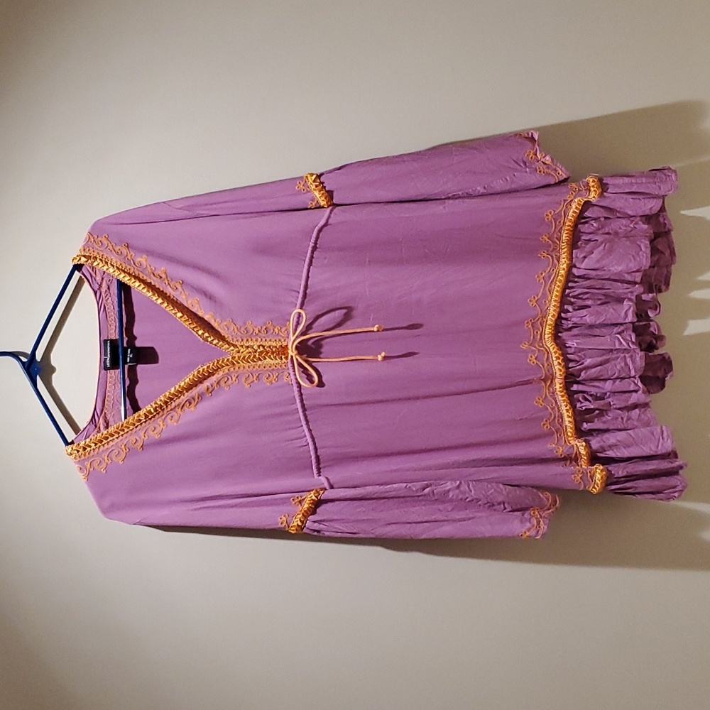 Moda Pink Embroidered Tunic - XL